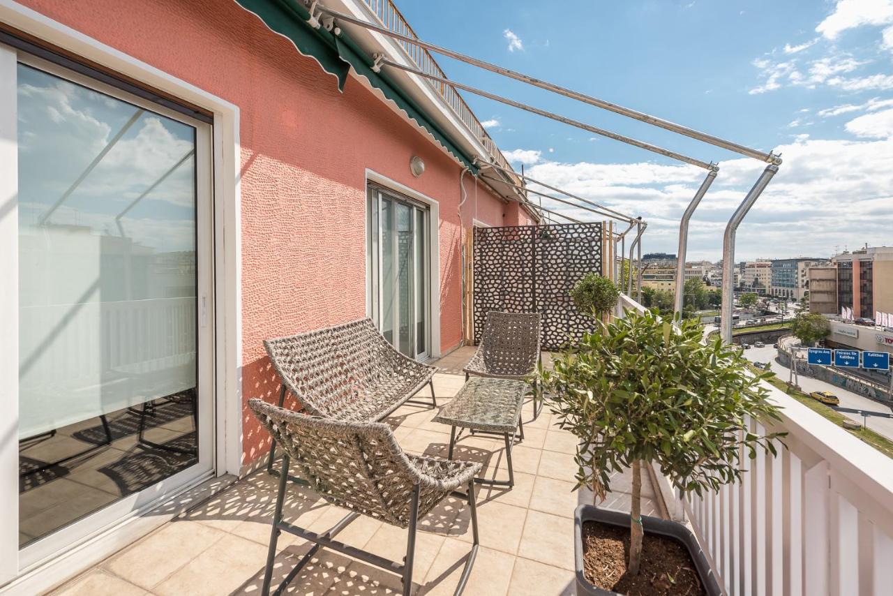 Traveler'S Dream 4 Brdm Renovated Penthouse Lägenhet Aten Exteriör bild